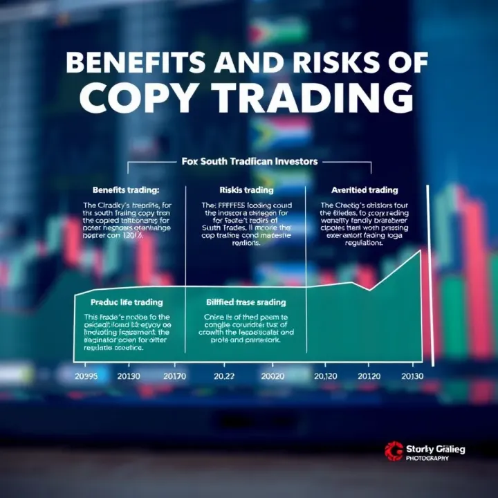 Graph showcasing benefits and risks of copy trading for South African investors within the local regulatory framework