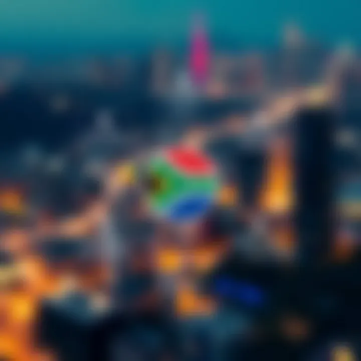Diagram illustrating key factors for selecting a forex signals app in the South African market