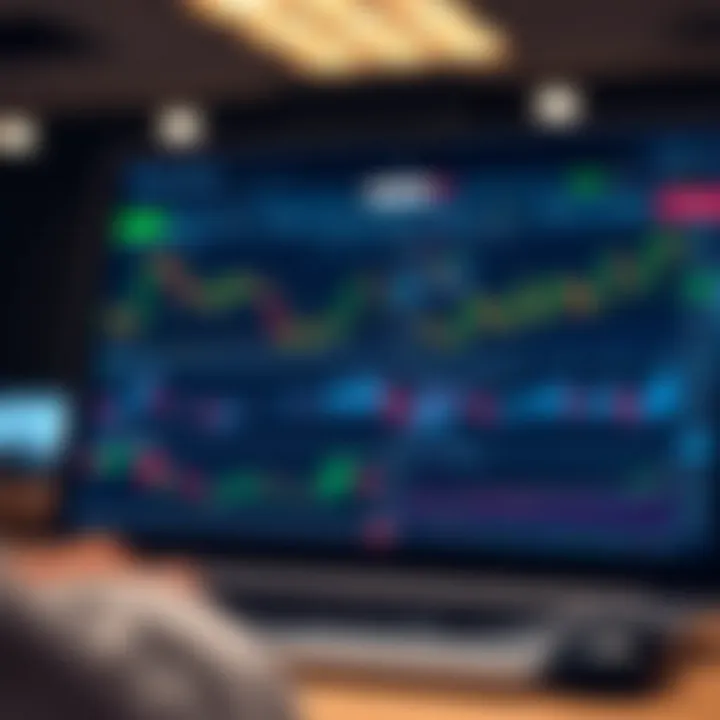 User-friendly trading platform interface of Olymp Trade showing various financial charts and tools