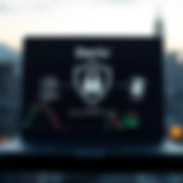 Graphic illustrating Deriv's security features and customer support icons
