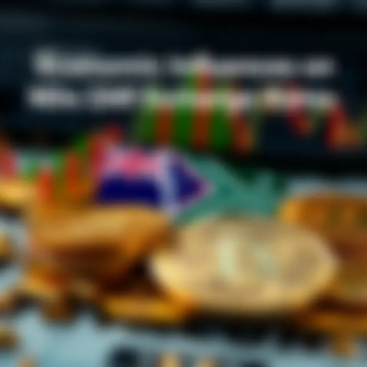 Visual representation of key economic factors impacting the NZD to ZAR currency movement