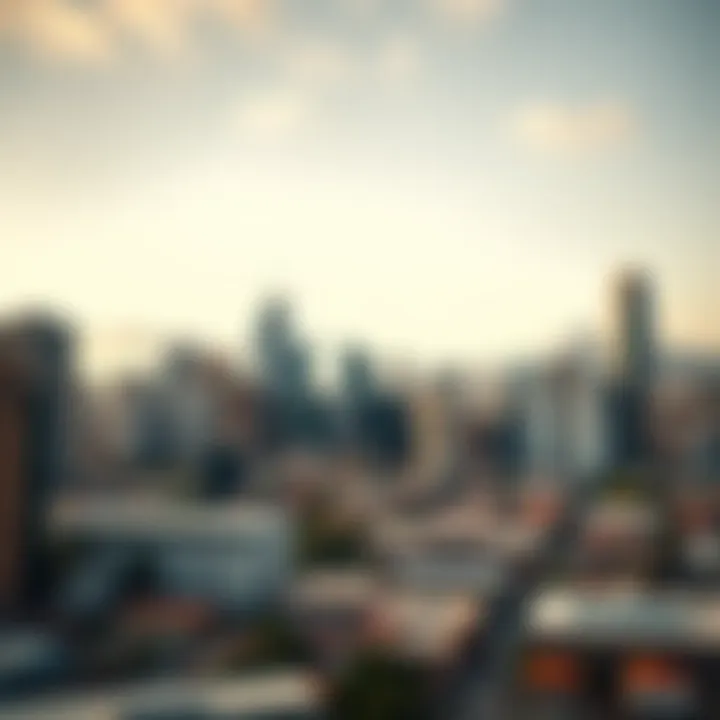 Urban Skyline Representing Economic Expansion and Trading Opportunities South African city skyline symbolizing economic growth and trading opportunities