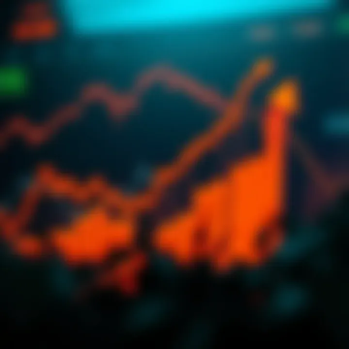 Graph showing upward financial trends representing successful trading strategies