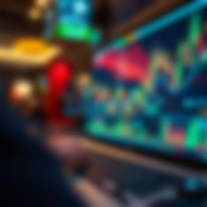 Visualization of diverse forex trading strategies with charts and data points