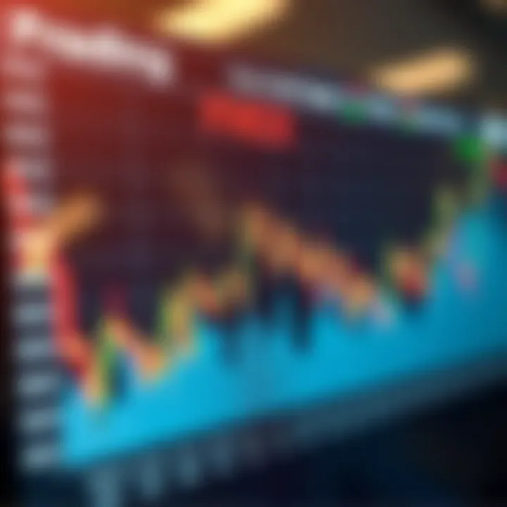 Graph illustrating forex market volatility and key economic news impact during the New York trading session