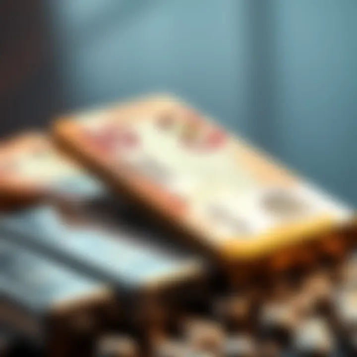 South African rand currency with silver bars symbolizing investment opportunities