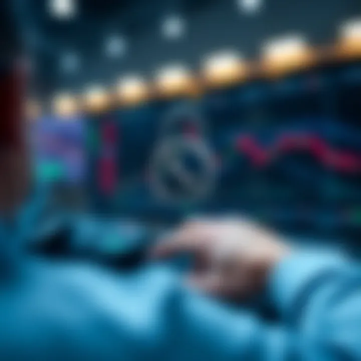 Visual representation of secure communication and safety in forex trading chat groups