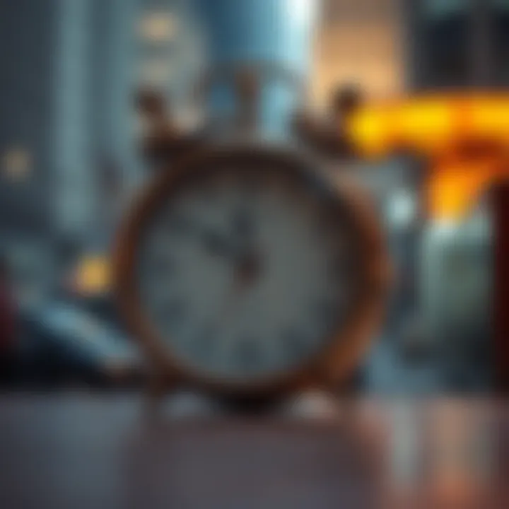 Clock showing New York trading session timings with daylight saving adjustment