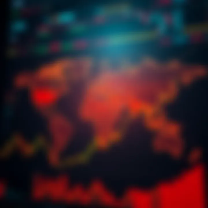 World map highlighting New York trading session hours in relation to global forex market activity