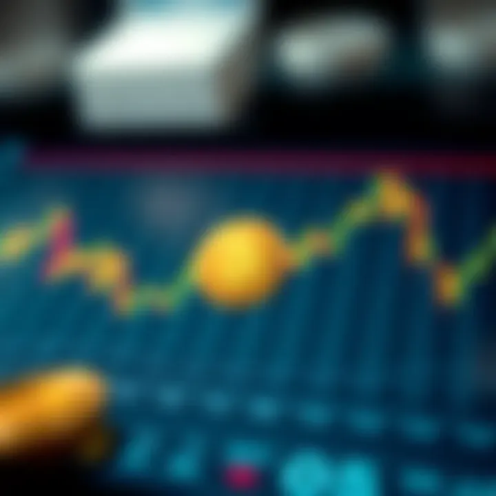 Graph showing rising and fluctuating trends of Pi Coin value in the cryptocurrency market