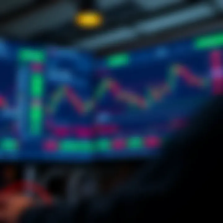 User interface of Quotex trading platform displaying market charts and trading options