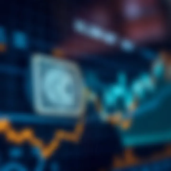 Graph displaying fluctuations of South African rand against US dollar indicating economic trends