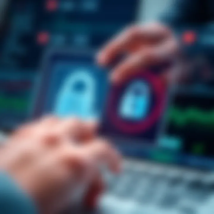 Secure online transaction interface highlighting encryption and safety features