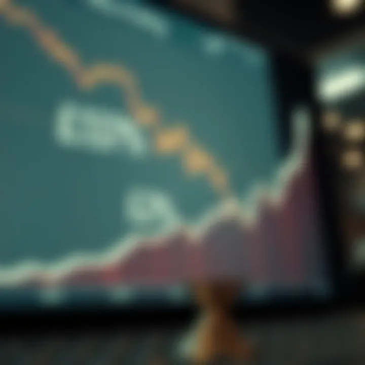 Graph showing upward trend in forex trading profits over time