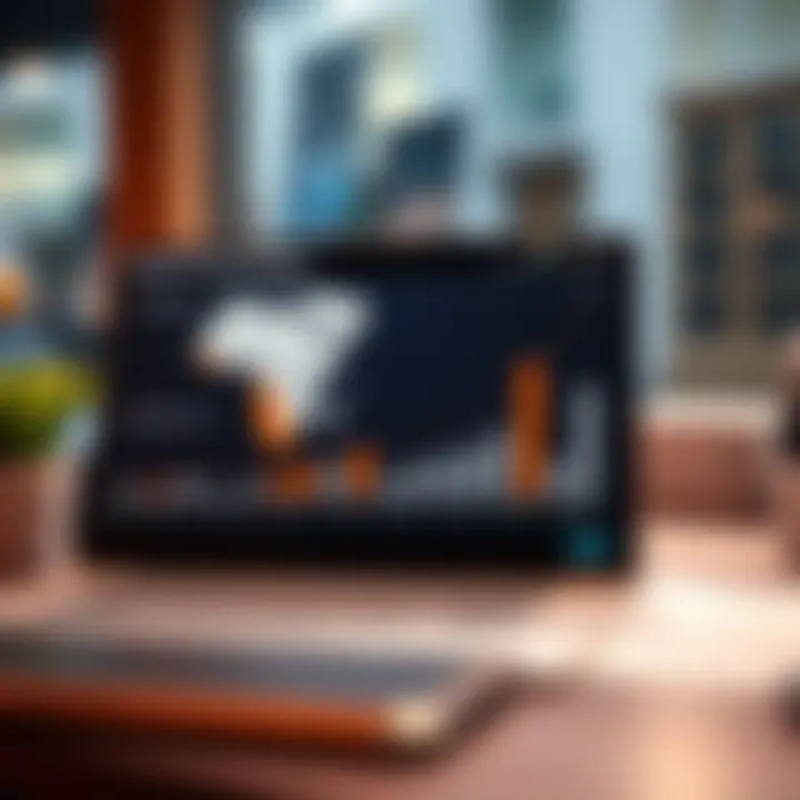 Graph showcasing opportunities and factors influencing scope markets in the South African financial sector