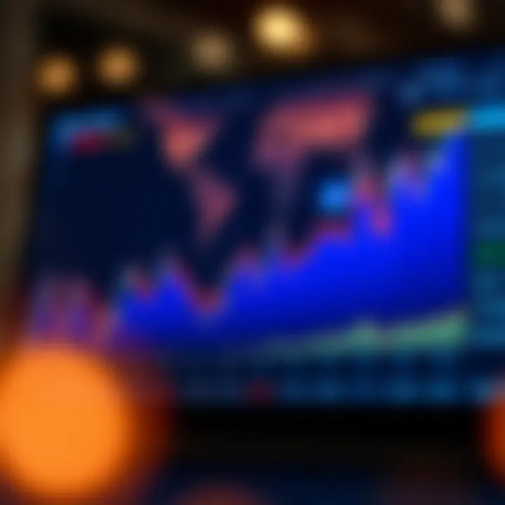 Graph showing fluctuating Solana cryptocurrency price trends over time