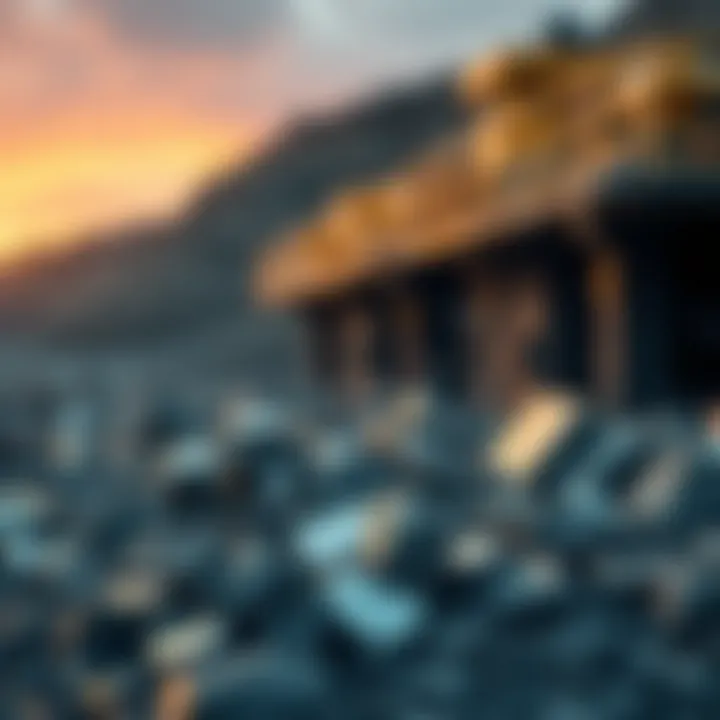 Illustration of South African platinum mining operations and market dynamics