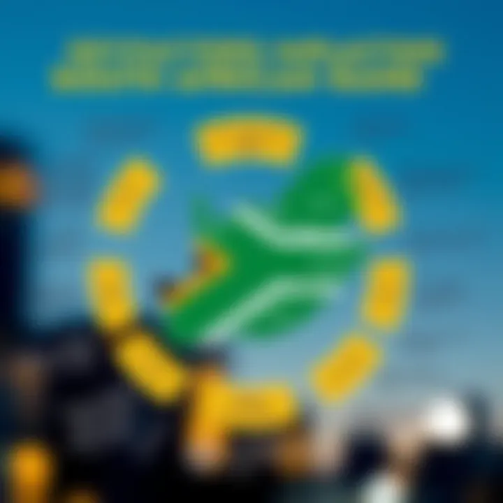 Diagram illustrating factors influencing the South African rand including economic indicators and global market dynamics