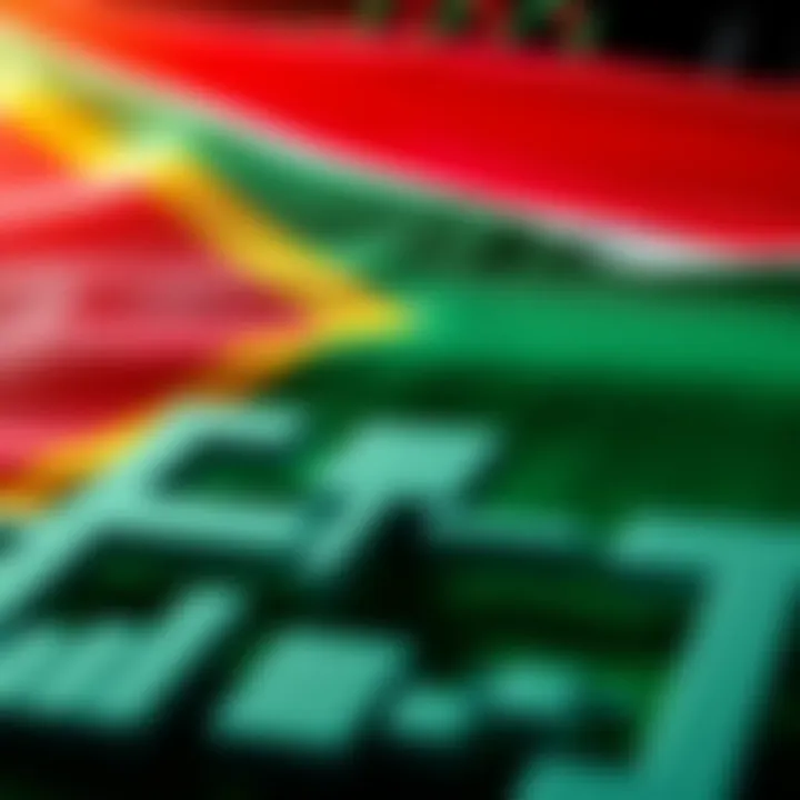South African flag with trading symbols illustrating local traders optimizing deposit strategies