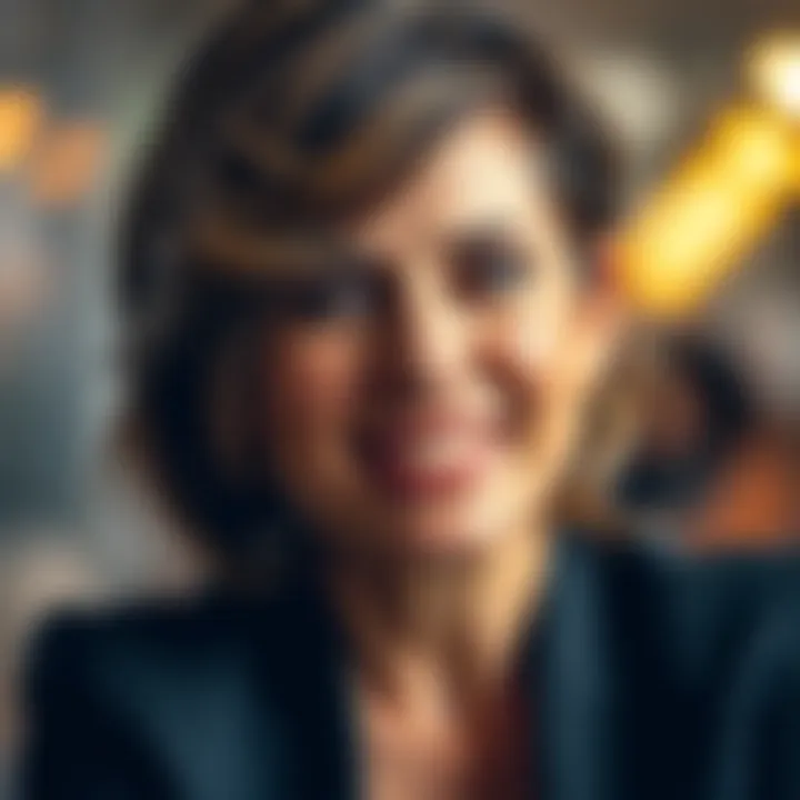 Conceptual graphic illustrating Stacey Burke's impact and contributions within her field