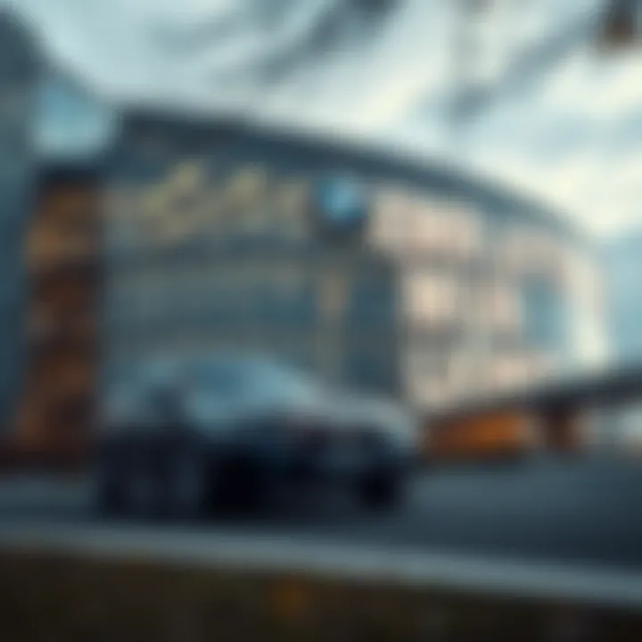 Modern BMW headquarters building symbolizing automotive innovation and corporate leadership