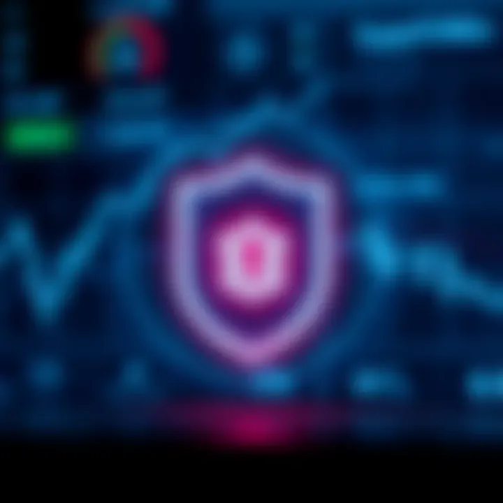 Shield icon representing protection and secure online transactions