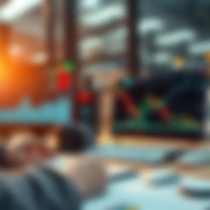 Digital tools and software interface used for identifying trading signals and managing risk