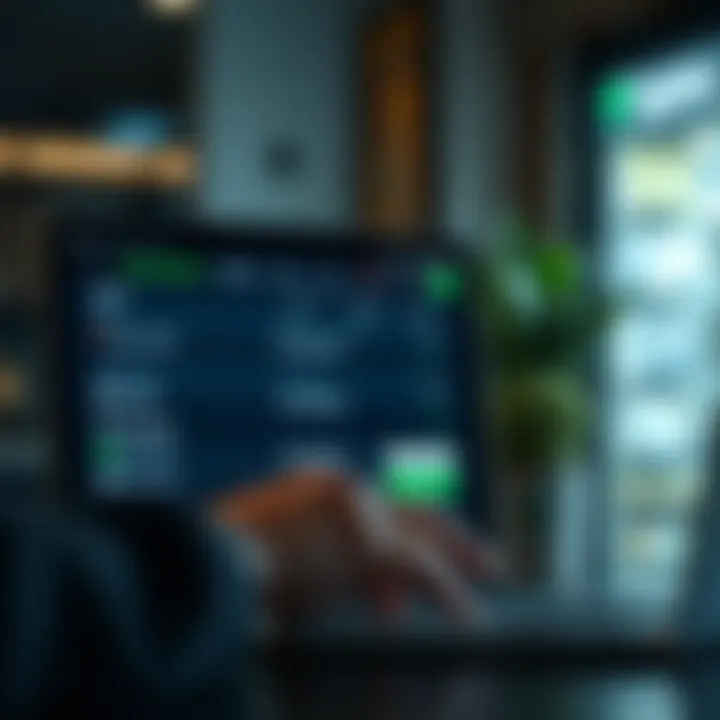 Secure online banking transaction showcasing deposit options for South African traders