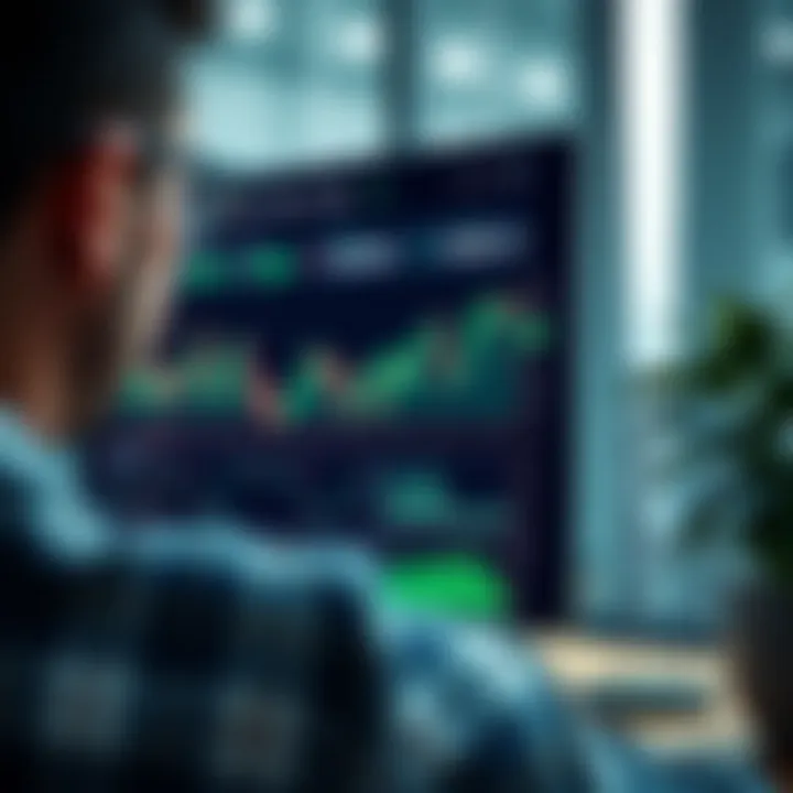 Dashboard interface displaying key features and performance metrics of auto trading software for investors