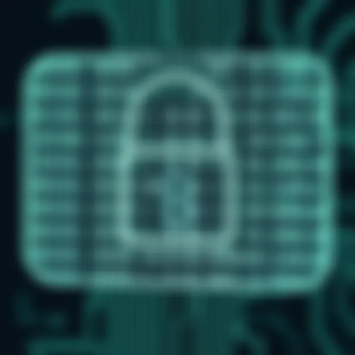 Diagram illustrating binary code representation in digital authentication systems