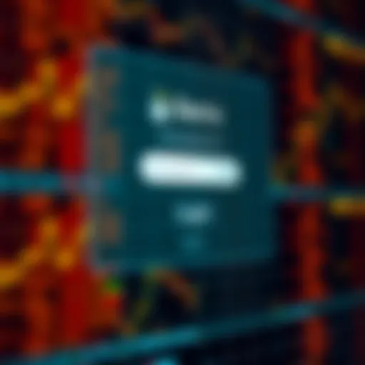 Secure login interface of a Deriv account showing password entry field and login button