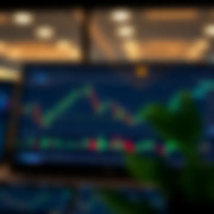 TradingView chart displaying detailed market trends and technical analysis tools