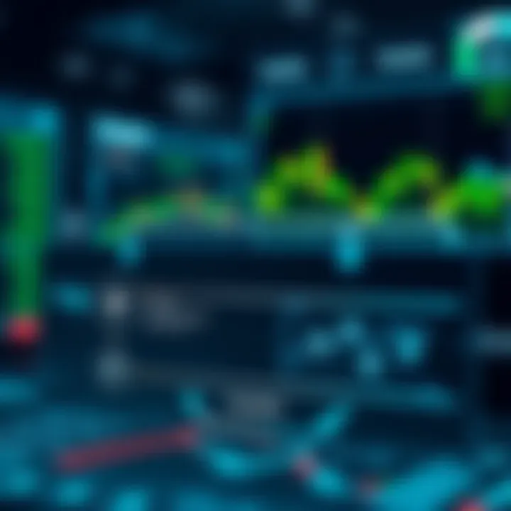 Diagram showing the flow of automated trading decisions in a forex market environment