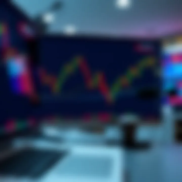 Chart showing active forex trading during New York market hours with highlighted peak volume periods