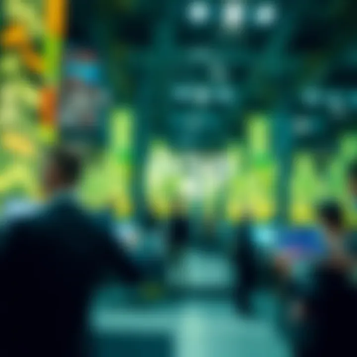 Conceptual graphic of decentralized finance and communication technologies linked via P2P connections