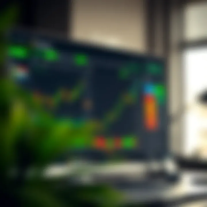 Dashboard view of Pocket Options trading platform showing market charts and trading tools