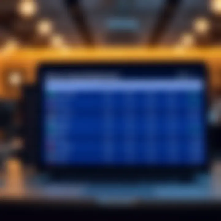 Chart comparing minimum deposit requirements across various online trading platforms