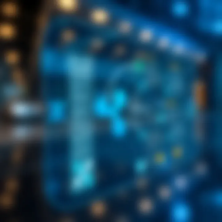 Graphic showing Ripple's use cases in global payment systems and cross-border transactions