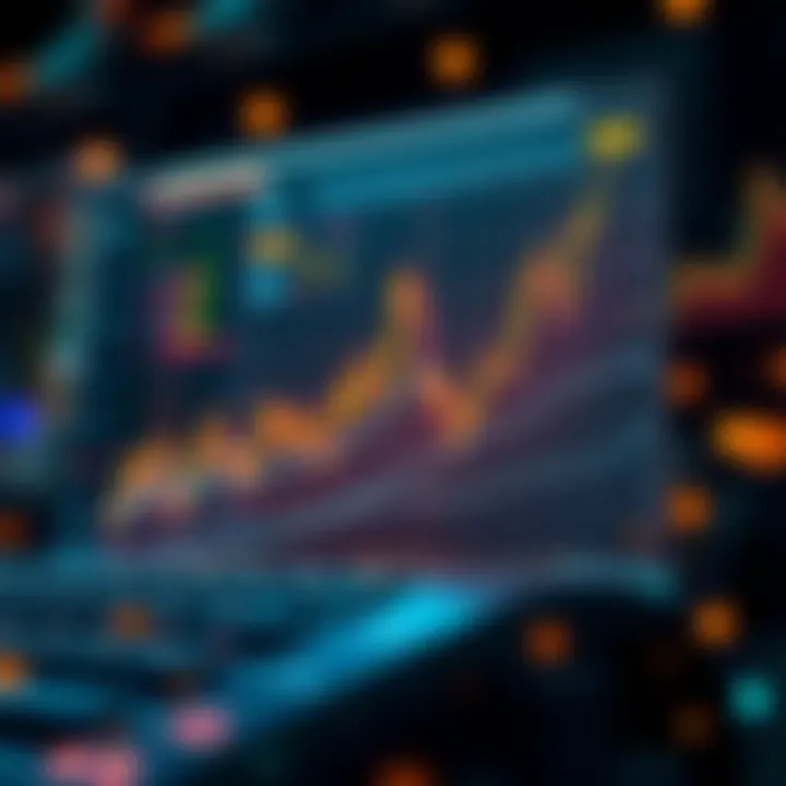 Graph illustrating investment growth trends influenced by robot trading applications