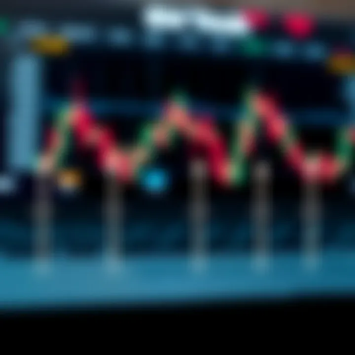 Illustration showing various currency pairs with arrows indicating swap rates in forex trading