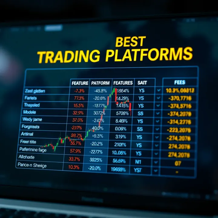 Comparative Analysis of Trading Platforms in South Africa Graph showing comparison of trading platform features and fees for South African market