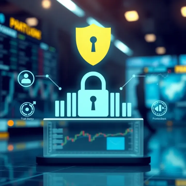 Illustration showing security elements, trading strategies, and regulatory compliance in platform trading