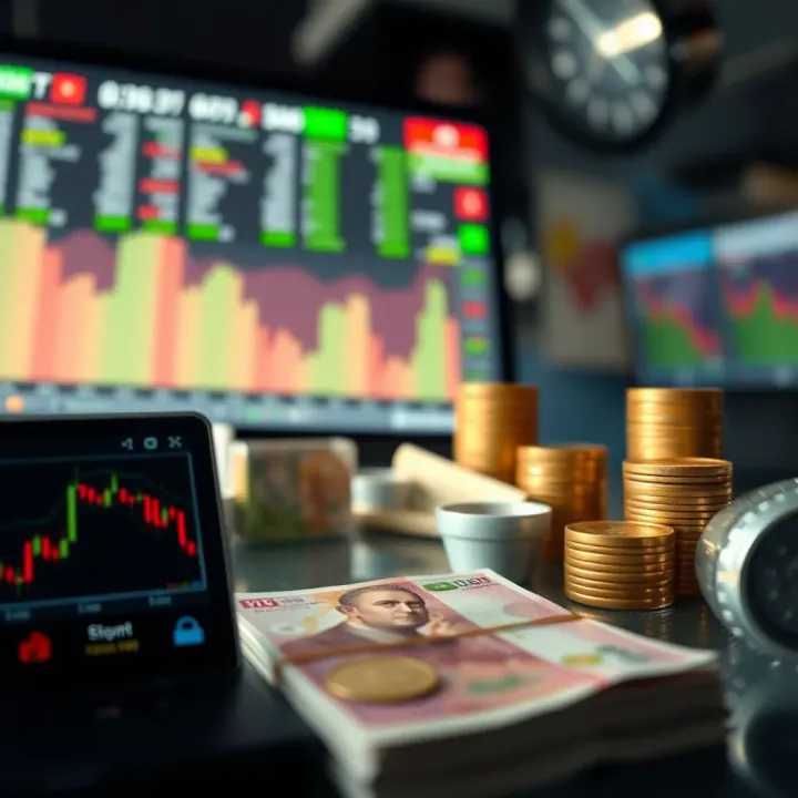 Diverse financial assets available for trading on Olymp Trade including stocks, currencies, and commodities