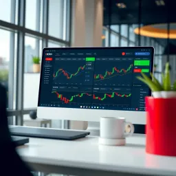 Deriv Platform Trading Dashboard Overview Screenshot showing Deriv platform trading dashboard with various financial instruments and charts
