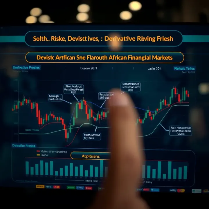 Chart depicting the relationship between derivative products and risk management strategies within South African financial markets