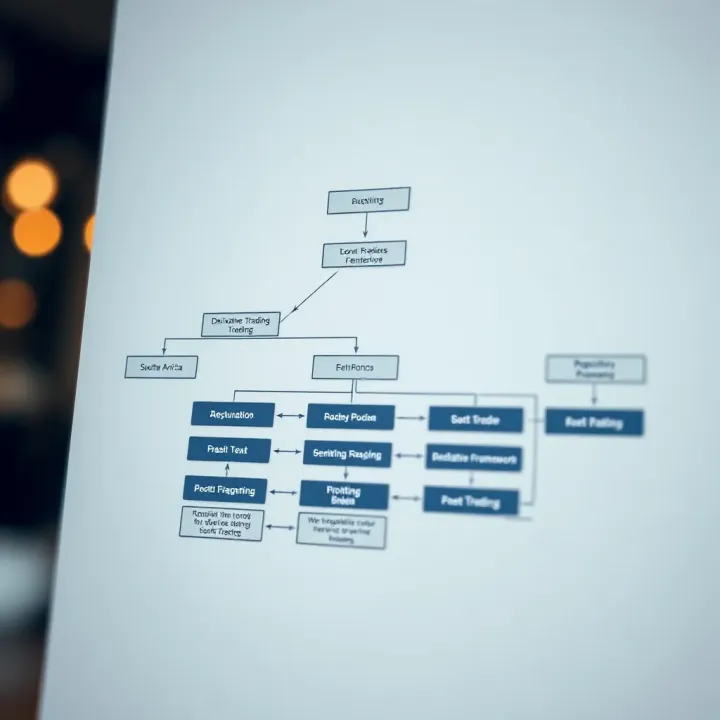 Flowchart illustrating the regulatory framework for derivative trading in South African financial markets