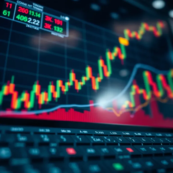 Chart displaying upward trend lines with indicators highlighting optimal entry and exit points for synthetic indices trading