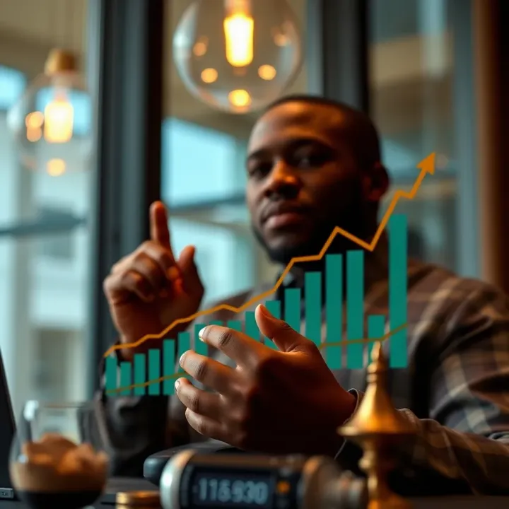 Investment Strategies Shaping Sandile Shezi’s Wealth Graph chart illustrating financial growth and investment strategies