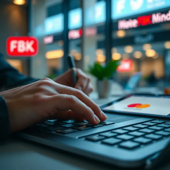 Illustration of secure online payment methods available for funding trading accounts with FBK Markets