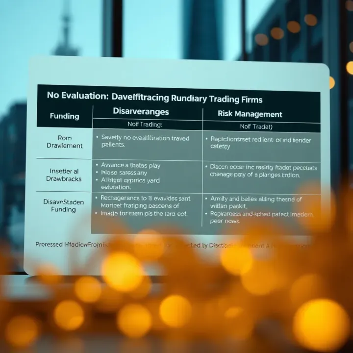 Understanding No Evaluation Proprietary Trading Firms